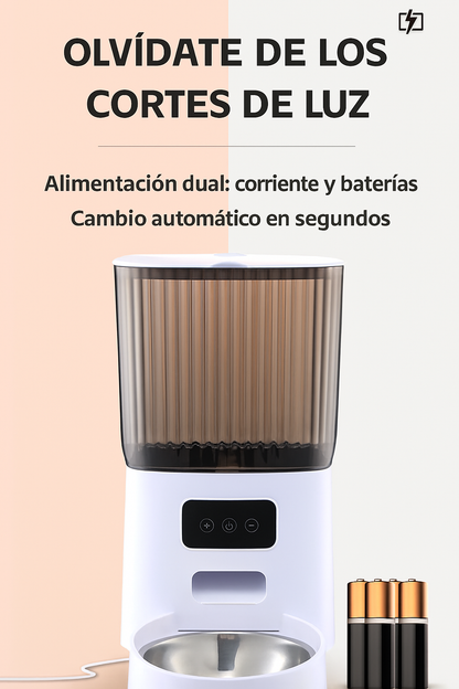 🐾COMEDERO INTELIGENTE DOBLE- Te presentamos el comedero inteligente  y con cámara!