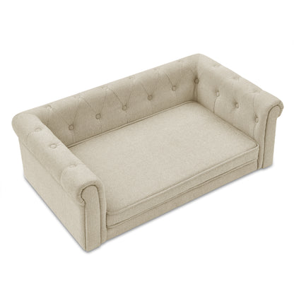 🛋️SOFA ELEGANTE  PARA PELUDOS - Un rincón cómodo que se ve bien en cualquier sala bonita.