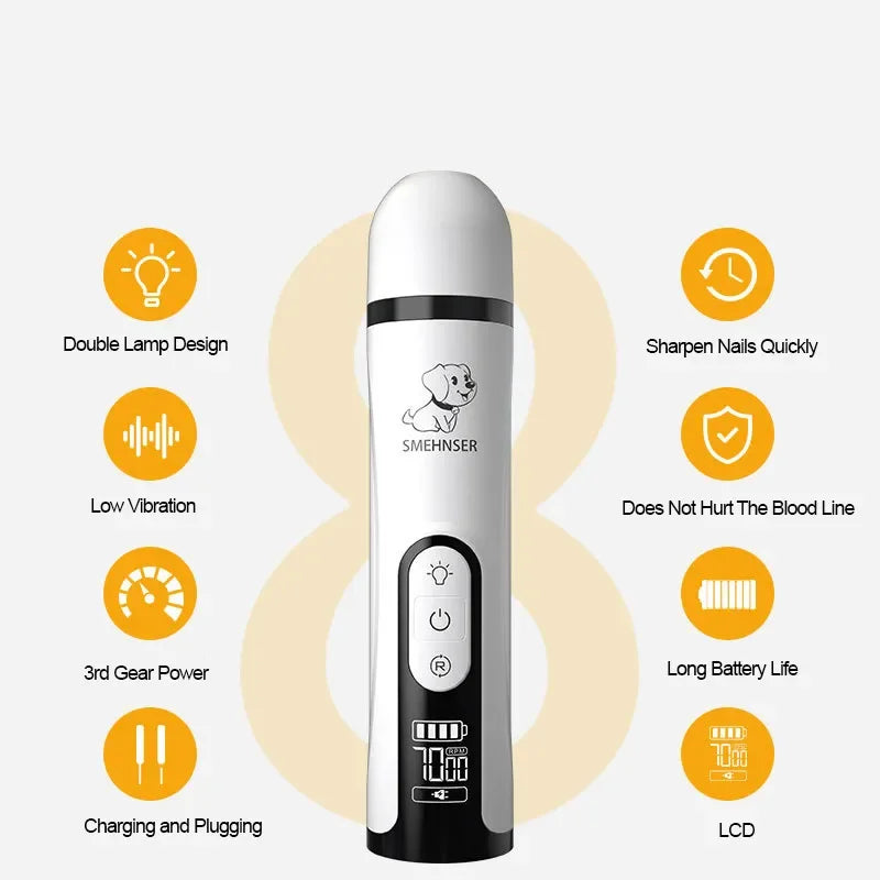 💅 LIMA ELECTRICA  - Para mantener sus patitas suaves y seguras sin estrés ni ruido.