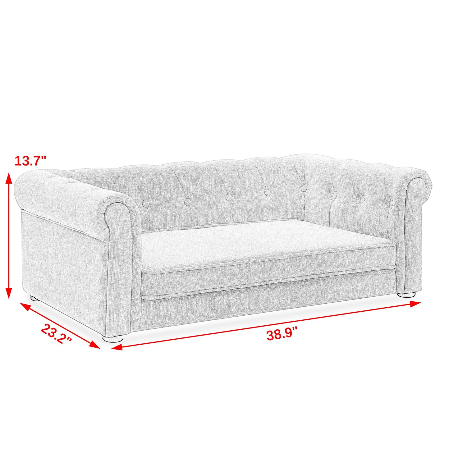 🛋️SOFA ELEGANTE  PARA PELUDOS - Un rincón cómodo que se ve bien en cualquier sala bonita.