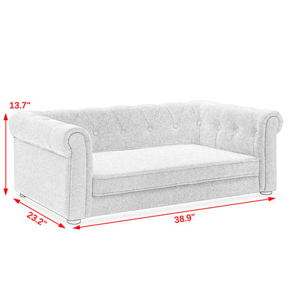 🛋️SOFA ELEGANTE  PARA PELUDOS - Un rincón cómodo que se ve bien en cualquier sala bonita.