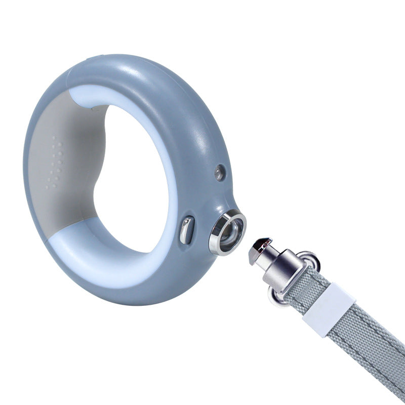 💡 Correa luminosa ajustable para perro con batería recargable- Paseos seguros y con estilo, incluso de noche. 🐾✨