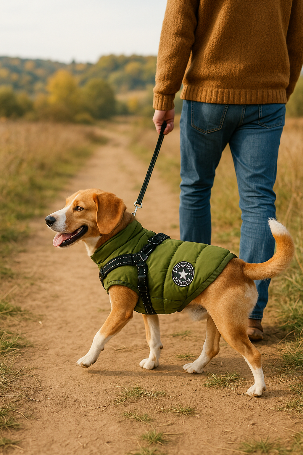 🐾 Arnés impermeable con chaleco integrado