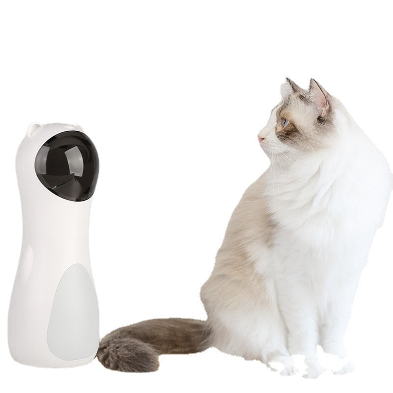 🔴 Juguete láser automático para gatos con temporizador y doble fuente de energía