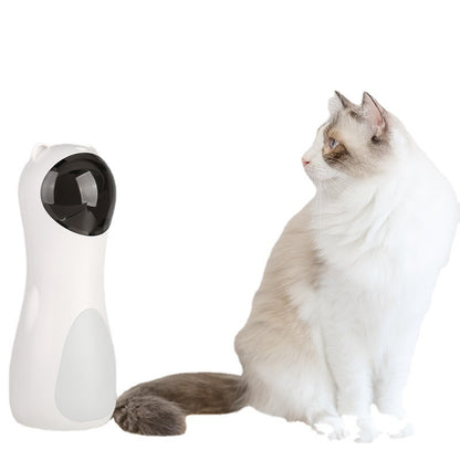 🔴 Juguete láser automático para gatos con temporizador y doble fuente de energía