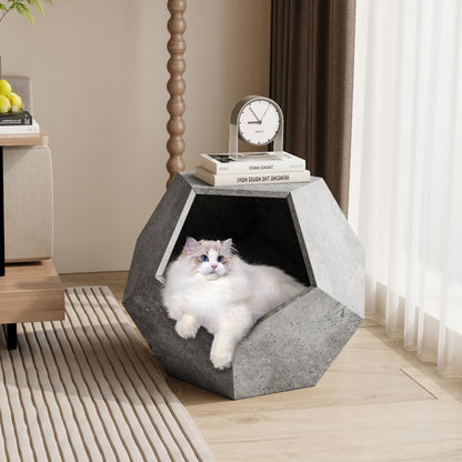 😺 MUEBLE CASITA CON ESTILO PARA PELUDOS - Bonito mueble moderno multifuncional para tu salon.–