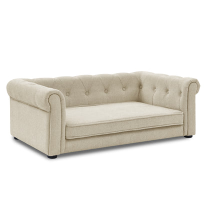 🛋️SOFA ELEGANTE  PARA PELUDOS - Un rincón cómodo que se ve bien en cualquier sala bonita.