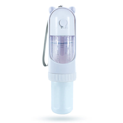 🥤 VASO PORTATIL PARA MASCOTA 2 EN 1 -  Para Viajes con tu mascota,  agua y croquetas en un solo giro, estés donde estés.