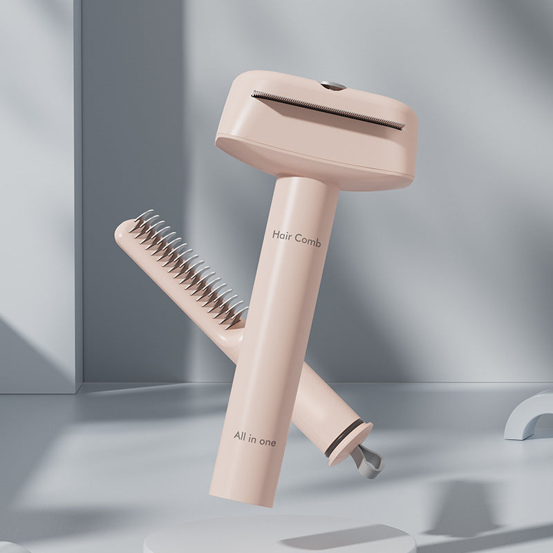 🪮 PEINE DESENREDANTE 3 EN 1 - Peina, desenreda y cuida su pelaje sin lastimar.