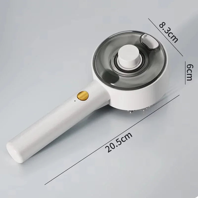 🪮PEINE MASAJEADOR CON SPRAY ELECTRICO - Cepilla, desenreda y relaja al mismo tiempo con vapor cálido.