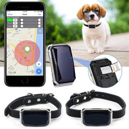 📡 SMART GPS TRACKER COLLAR  - Collar con GPS integrado para saber siempre dónde anda.