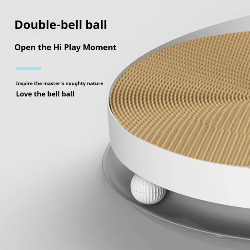 🐱 RASCADOR FELINO 3 EN 1 - Para rascar, jugar y dormir como rey, todo en uno.